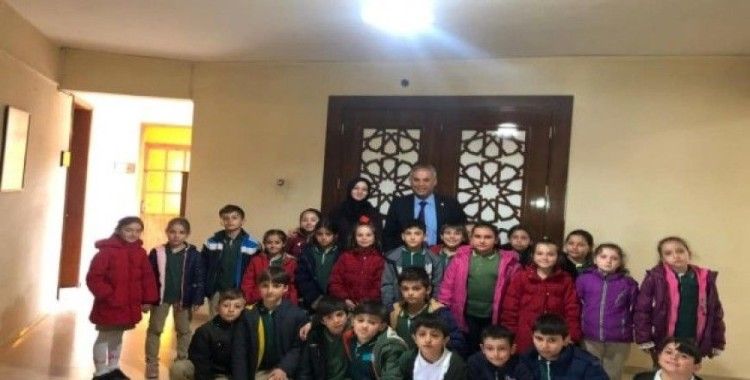 Minik öğrencilerden Başkan Yaman’a ziyaret