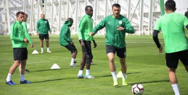A. Konyaspor, MKE Ankaragücü maçı hazırlıklarını sürdürüyor