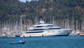 'Tango' isimli yat Fethiye'den 160 bin litre yakıt aldı