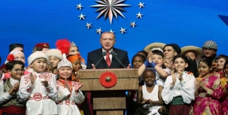 Cumhurbaşkanı Erdoğan: "Dünyayı güzelleştiren yegane şey çocukların tebessümüdür”