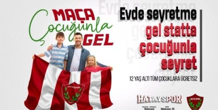 Hatayspor’dan çocuklara 23 Nisan jesti