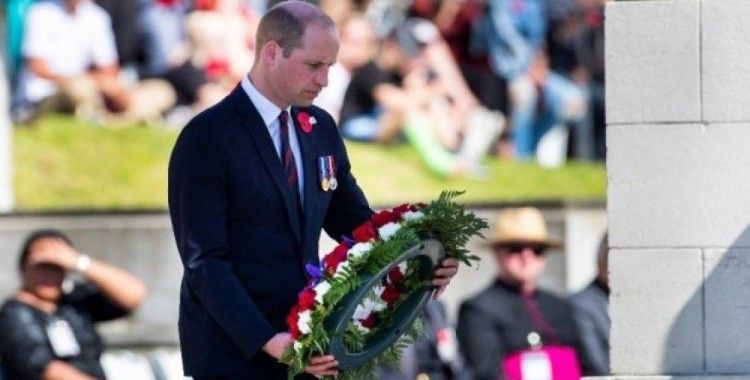 Prens William, Yeni Zelanda'da Anzak Günü törenine katıldı