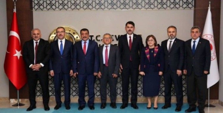 Başkan Şahin, Ankara'da yoğun görüşmelere katıldı
