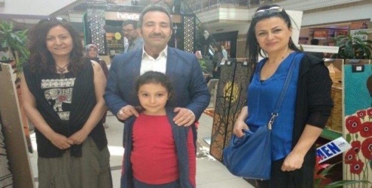 Aksaray’da öğrencilerden resim sergisi