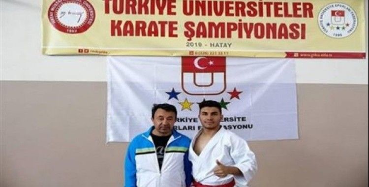 PAÜ erkek karate takımı Türkiye 3.'sü oldu