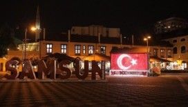 100. yıla özel ışıklandırma