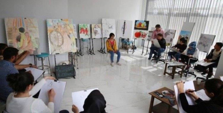 Haliliye’de gençler için resim kursu açıldı
