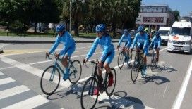 Bisikletçiler 100. yılda bin 100 kilometre pedal çevirecek