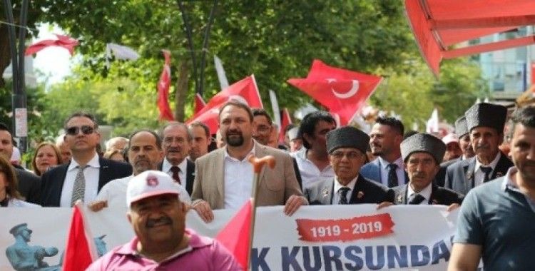 Milli Mücadele’nin 100. yıl kutlamalarına coşkulu kortej