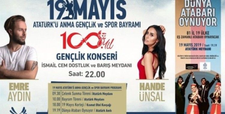 Kuşadası’nda 19 Mayıs’ta Emre Aydın ve Hande Ünsal ücretsiz halk konseri verecek
