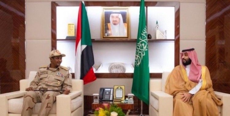 Suudi Veliaht Prens, Sudan Askeri Geçiş Konseyi Başkan Yardımcısı ile görüştü