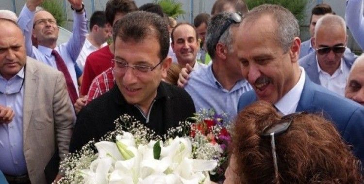İmamoğlu’na memleketi Trabzon’da coşkulu karşılama