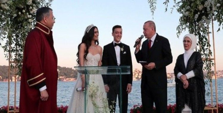 Mesut Özil'in nikah şahidi Cumhurbaşkanı Erdoğan oldu