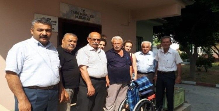 TÜED, Tarsus’ta 10 kişiye tekerlekli sandalye dağıttı