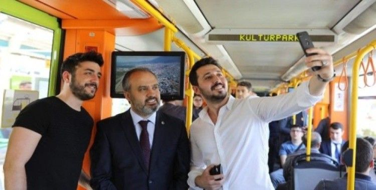 Bursaray'da yolcu rekoru