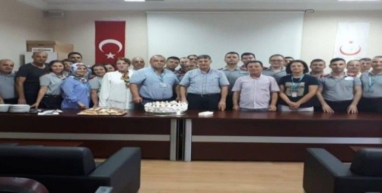 Atatürk Devlet Hastanesi’nde güvenlik görevlileri unutulmadı