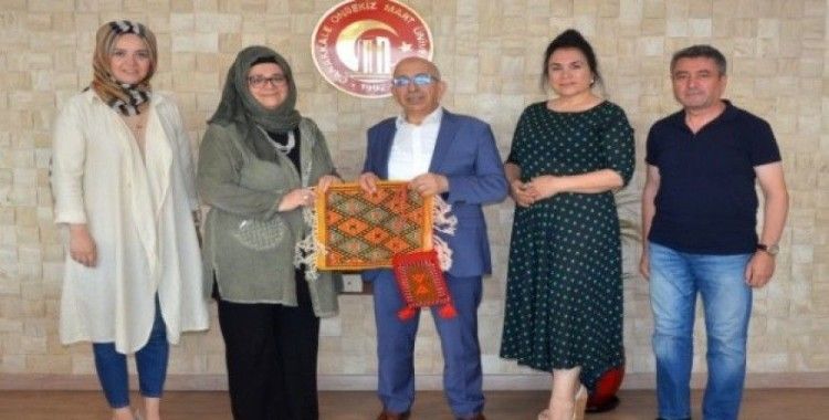 Kültürel Miras Anadolu Projesi ekibinden Rektör Prof. Dr. Sedat Murat’a ziyaret