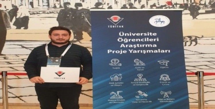 ÇOMÜ öğrencisi Şamil Güven’in ’TÜBİTAK projesi’ başarısı