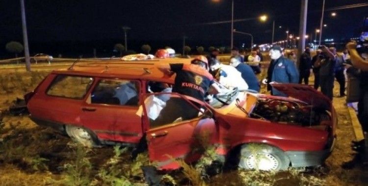 Sivas’ta trafik kazası: 1 ölü, 3 ağır yaralı