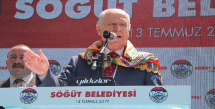 MHP lideri Bahçeli, Söğüt'te Cumhurbaşkanlığı Hükümet Sistemine son noktayı koydu