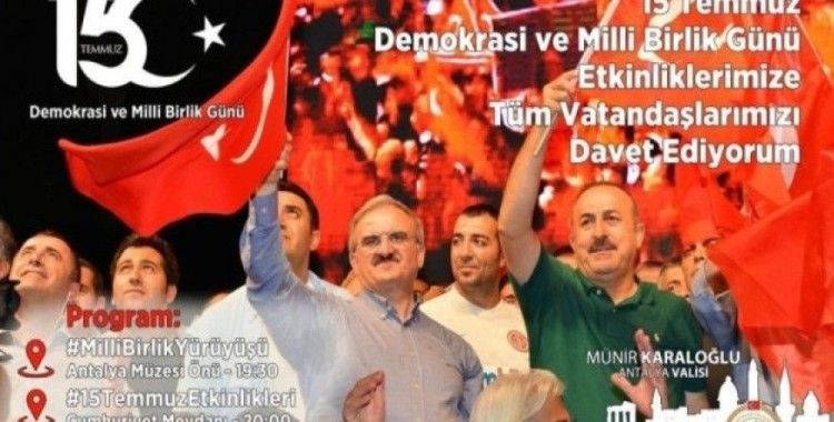 Vali Karaloğlu:" 15 Temmuz Destanını gelecek nesillere aktarmak boynumuzun borcudur"
