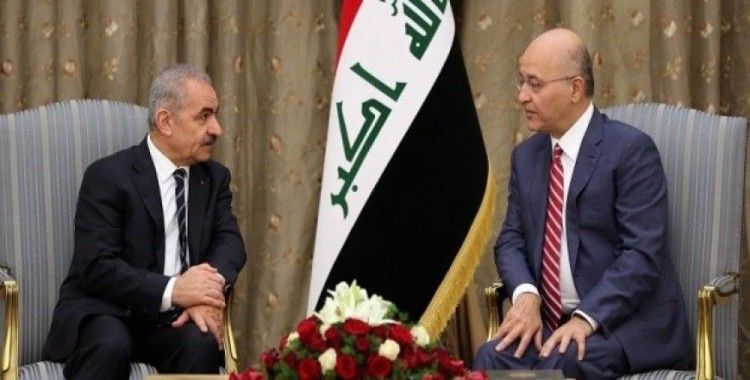 Irak Cumhurbaşkanı Salih, Filistin Başbakanı ile görüştü