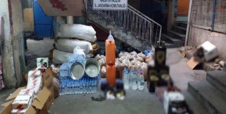 Malatya'da bin 50 litre kaçak içki ele geçirildi