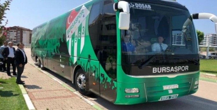 Bursaspor'un takım otobüsü geri alındı