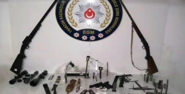 Trabzon’da silah kaçakçılarına eş zamanlı operasyon