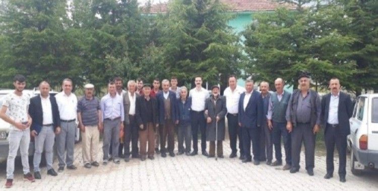 Çavdarhisar Kaymakamı Akbulut Emniyet binası ve köylerde incelemelerde bulundu