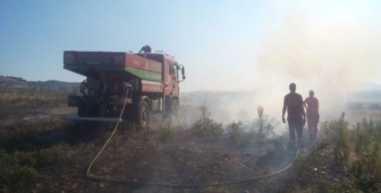 Bingöl’de 2 köyde  çıkan yangın söndürüldü