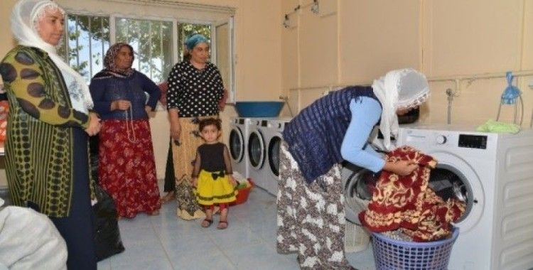 Çamaşır evlerinden üç ayda bin aile faydalandı