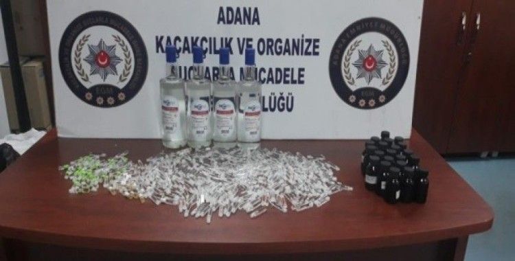 Adana'da kaçak içki operasyonu