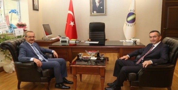 Vali Yavuz’dan Rektör Akdoğan’a ziyaret