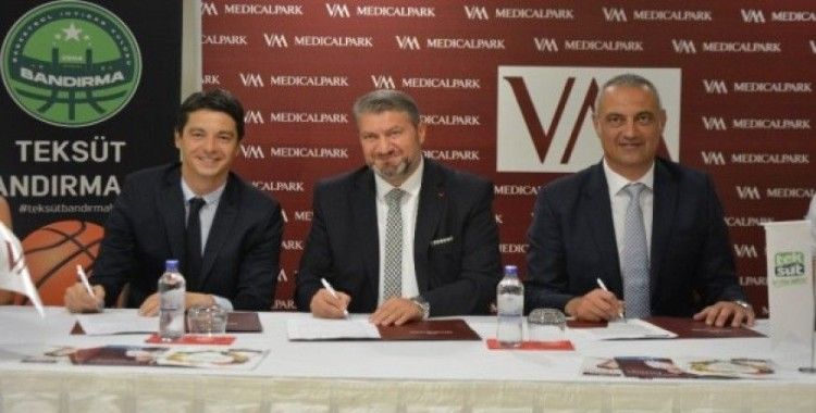 Teksüt Bandırma BK’nın sağlık sponsoru VM Medical Park Bursa oldu