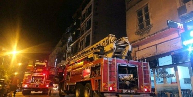 Sinop’ta bir otelin mutfağında yangın çıktı