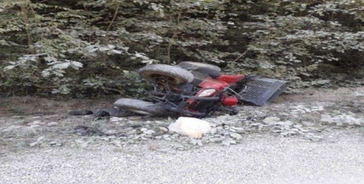 Kastamonu’da ATV devrildi: 1 ölü
