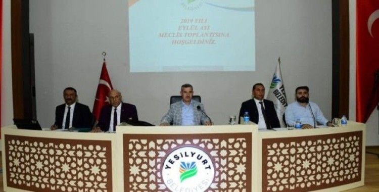 Yeşilyurt Belediye Meclisi Eylül toplantısını yaptı