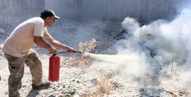 Tarsus Hayvan Parkı’nda yangın tatbikatı