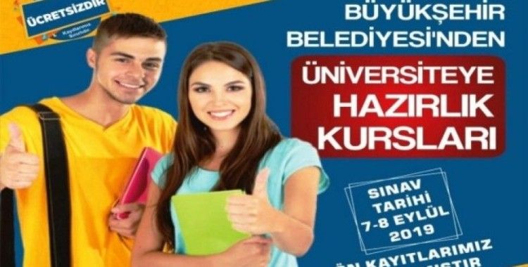 Büyükşehir’den üniversiteye hazırlık kursları