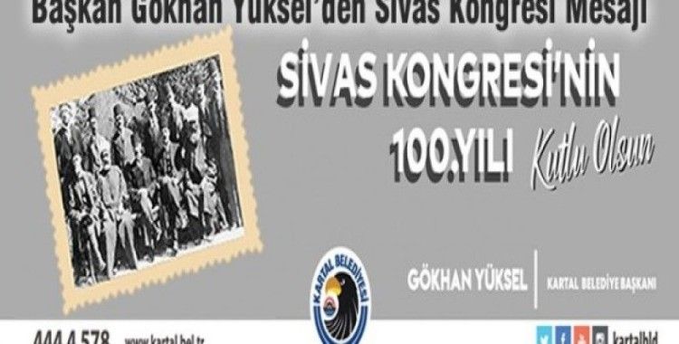 Başkan Yüksel’den Sivas Kongresi’nin 100. yılı mesajı