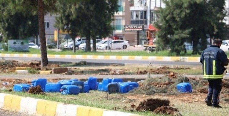 Antalya’da LPG tankeri 7,5 saattir yanıyor