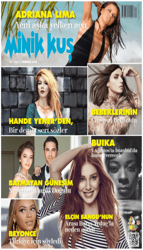 MinikKuş Magazin - Temmuz 2016