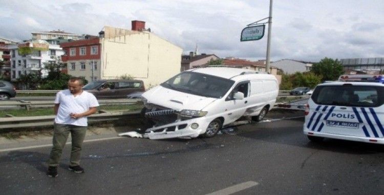 Şile yolunda zincirleme kaza: 1 yaralı