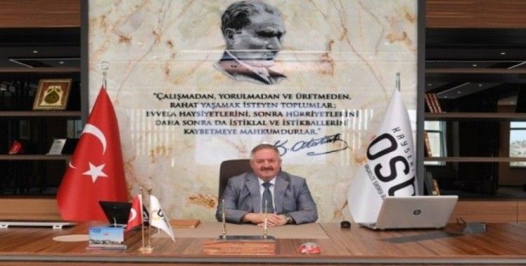 Kayseri OSB Yönetim Kurulu Başkanı Tahir Nursaçan: