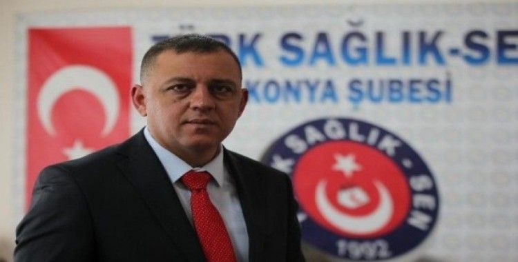 Türk Sağlık Sen Konya Şube Başkanı Töke: "Sıfır zamma imza atarak süreci bitirdiler"