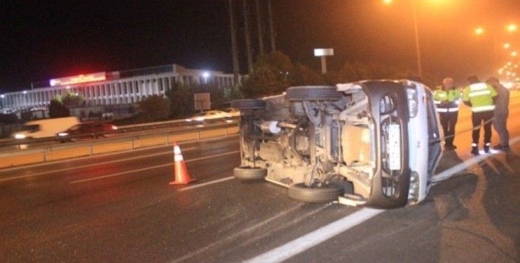 TEM Otoyolunda trafik kazası: 4 yaralı