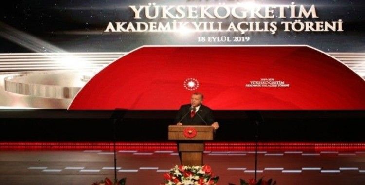 Beştepe’deki Yükseköğretim Akademik yılı açılış törenine Rektör karacoşkun da katıldı