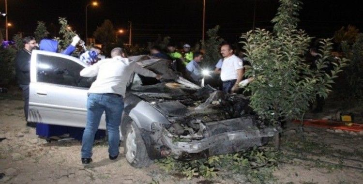 Karaman’da trafik kazası: 1’i ağır 4 yaralı