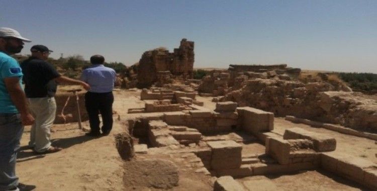 Dara Antik Kenti’nde tarihi surlar gün yüzüne çıkarılıyor
